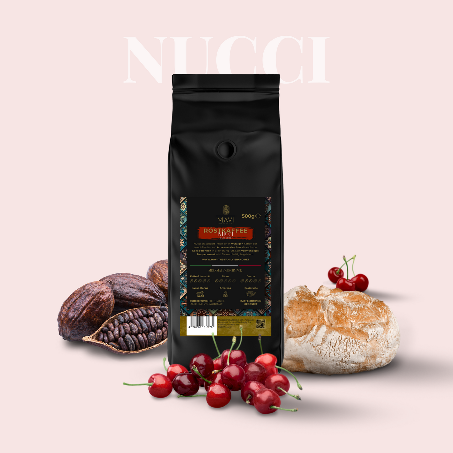 Röstkaffeebohnen - Nucci - Medium Roast